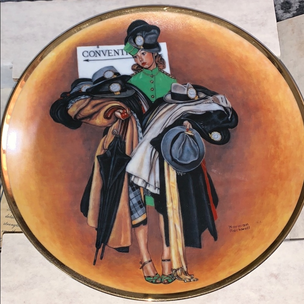 Norman Rockwell collectible plate